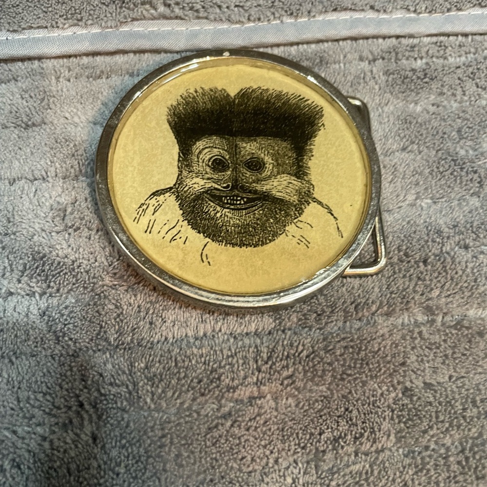 Artifakt Belt Buckle Bigfoot Cartoon Round Circle
